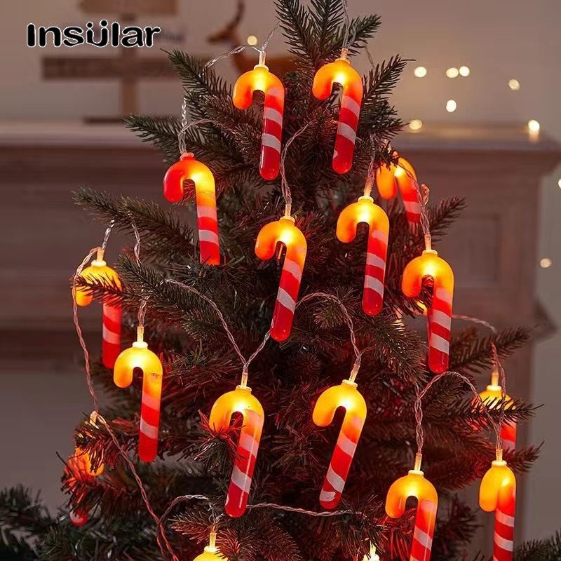 Đèn chuỗi đèn LED giáng sinh Insular Mũ Ông Già Noel Đèn Đom Đóm trang trí cho trang trí cây tiệc tùng lễ hội