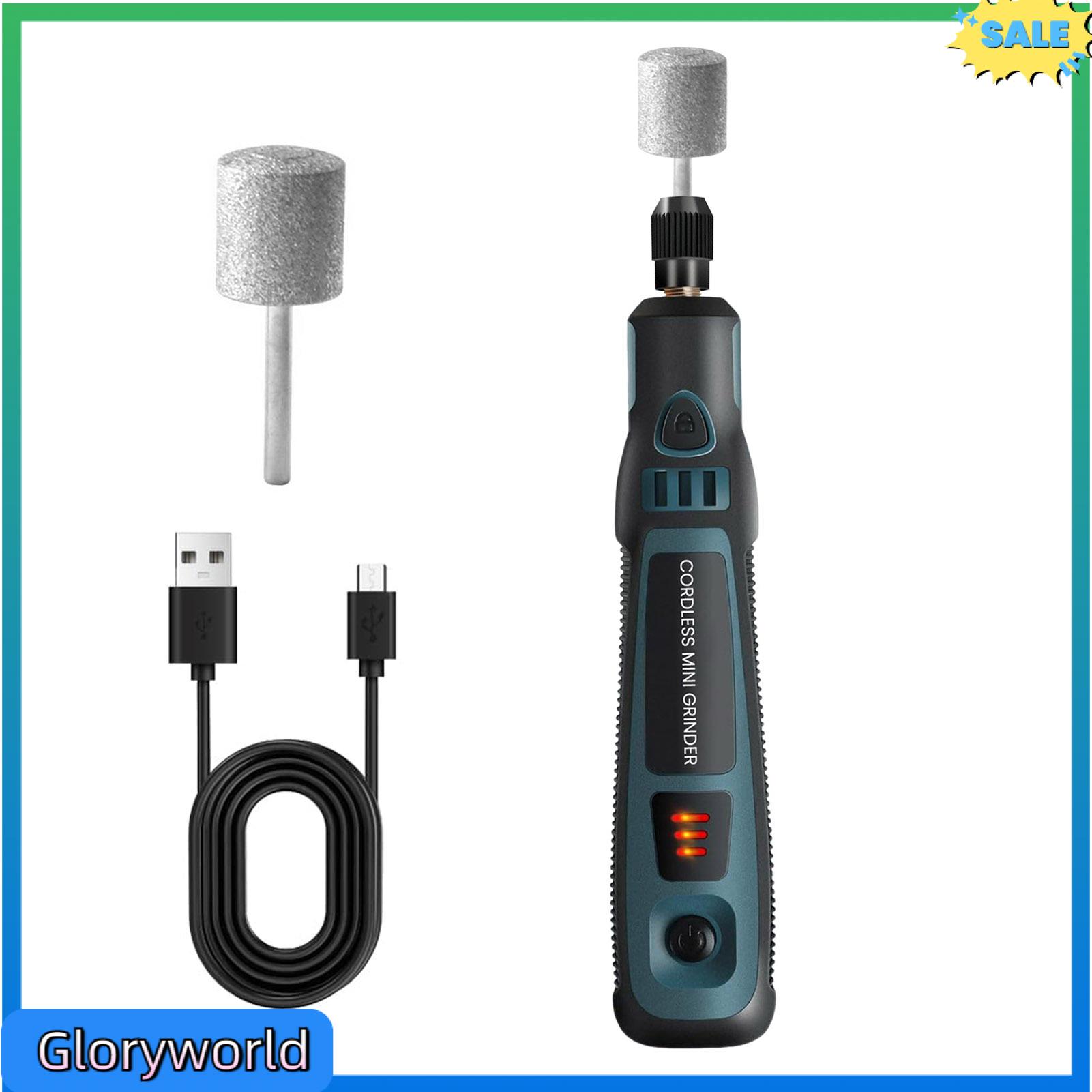 Gloryworld Chính Xác móng chothú nuôi Tông Đơ Xách Tay móng thú cưng Tông Đơ có thể sạc qua USB móng thú cưng Máy mài móng Cho Mèo Và Chó Im Lặng Bàn Chân Dụng cụ chải lông Với 3 Tốc Độ Hoàn Hảo Cho Nhỏ Để Lớn Vật Nuôi