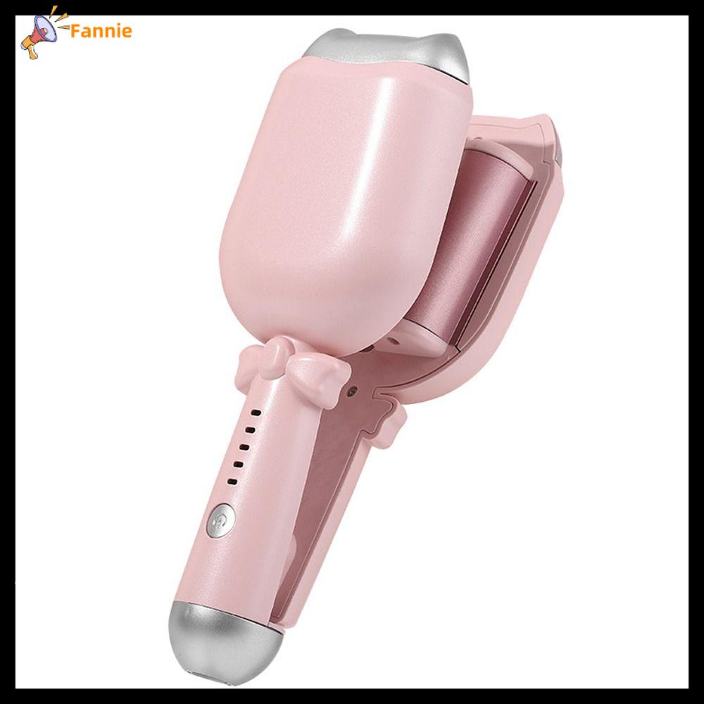FANNIE Điều chỉnh 5 tốc độ Cây uốn sóng biển 32mm Chống bỏng Máy uốn tóc Dễ thương Di động Máy tạo sóng tóc Ionic dành cho mọi loại tóc