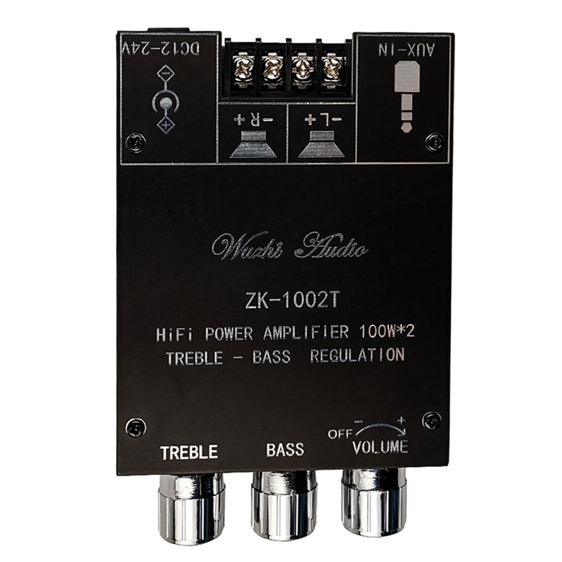 ZK-1002T TPA3116D2 Bluetooth 5.0เครื่องขยายเสียง Board 2X100W 2.0ช่องสัญญาณสูงเครื่องขยายเสียงสเตอริโอบอร์ด