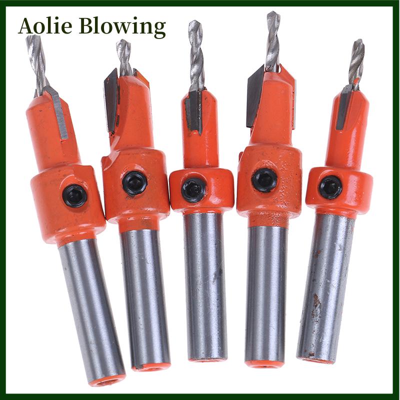 Aolie Mũi khoan mũi khoan chế biến gỗ ốc vít chamfering gỗ lỗ khoan bit