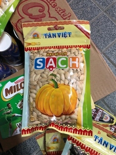 Hạt bí ngô sạch tân Việt 200G