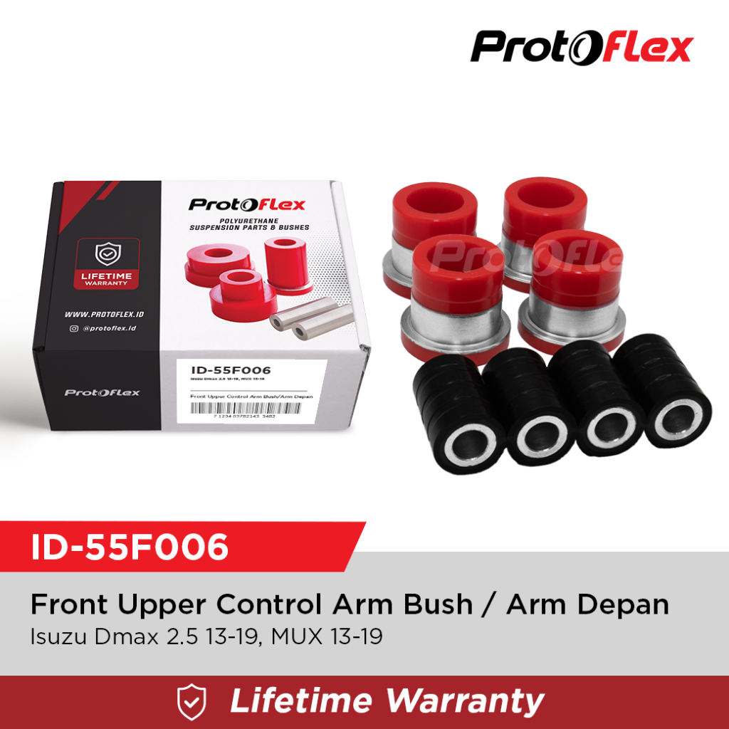 Protoflex Bush Arm Depan (Atas) Isuzu Dmax 2.5 MUX 13-19 Harga 1,000,000 rupiah*Gratis Ongkir