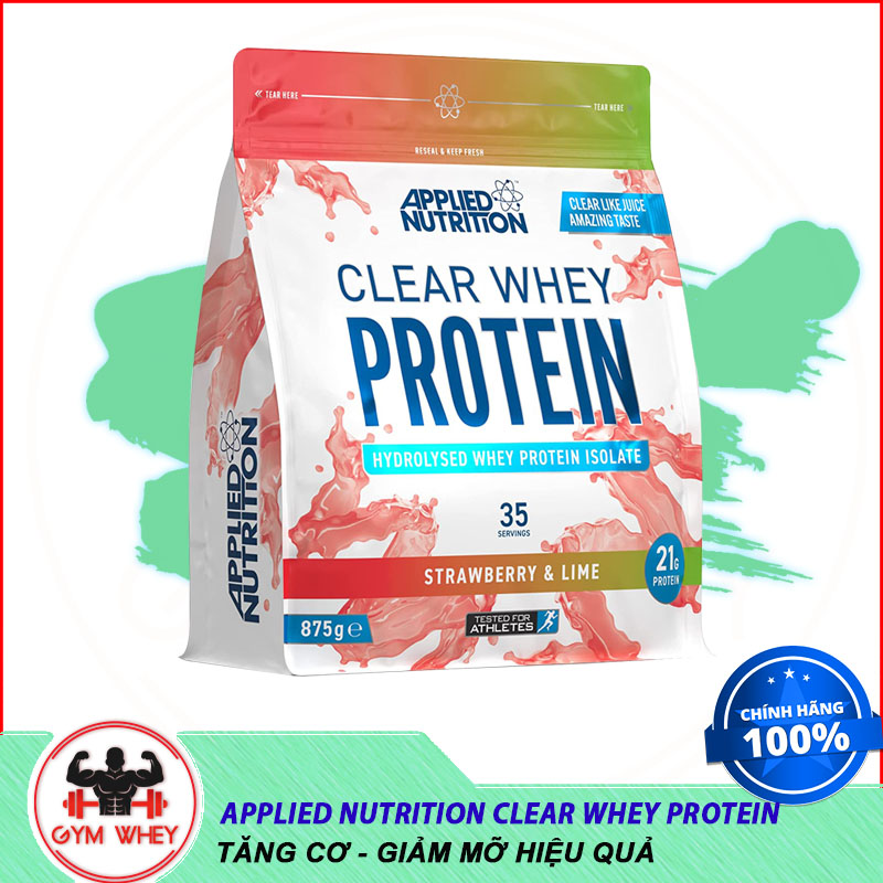 Clear Whey Protein Hyrolyzed Whey Applied Nutrition Cao Cấp Tăng Cơ Nhanh