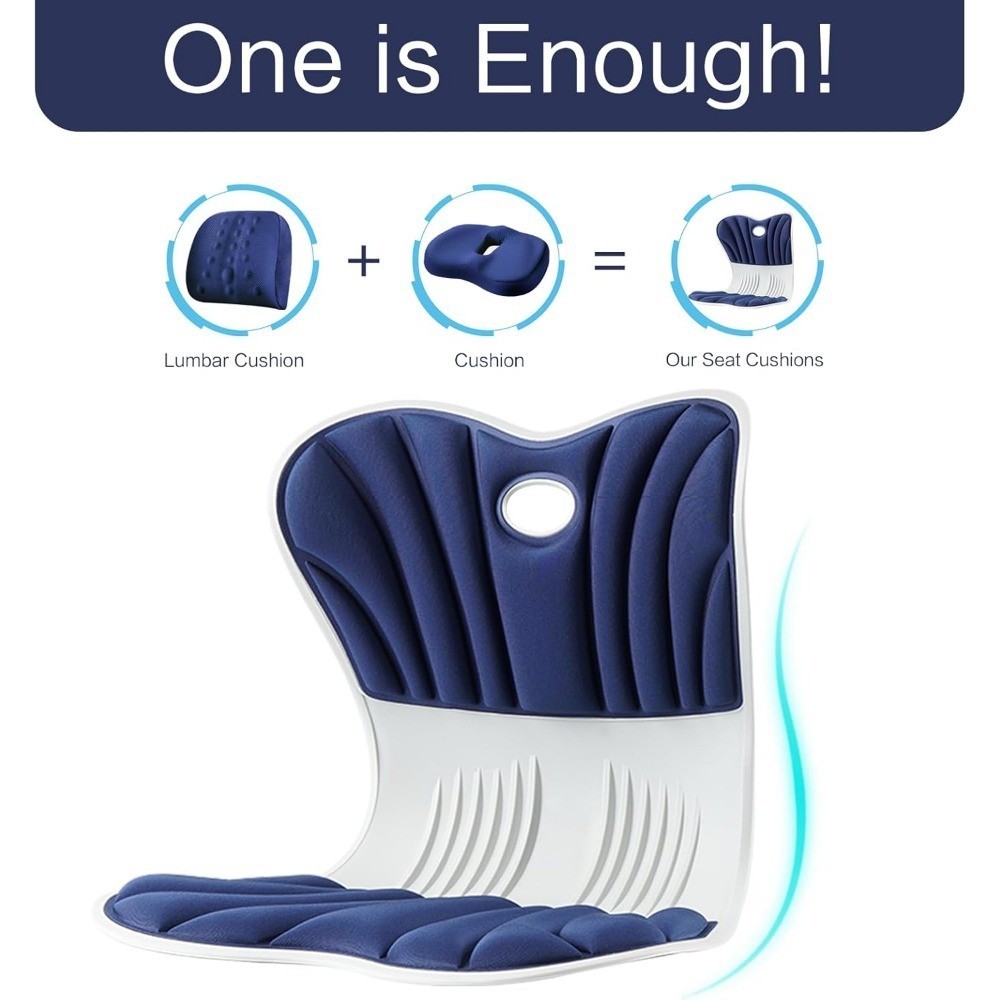 Lumbar Back Support for Chair, Ergonomic Cushion Lumbar Support Pillow for Office Chair Car, Reading Chair Office Chair Back Posture correction ราคา 200 บาท*ส่งฟรี