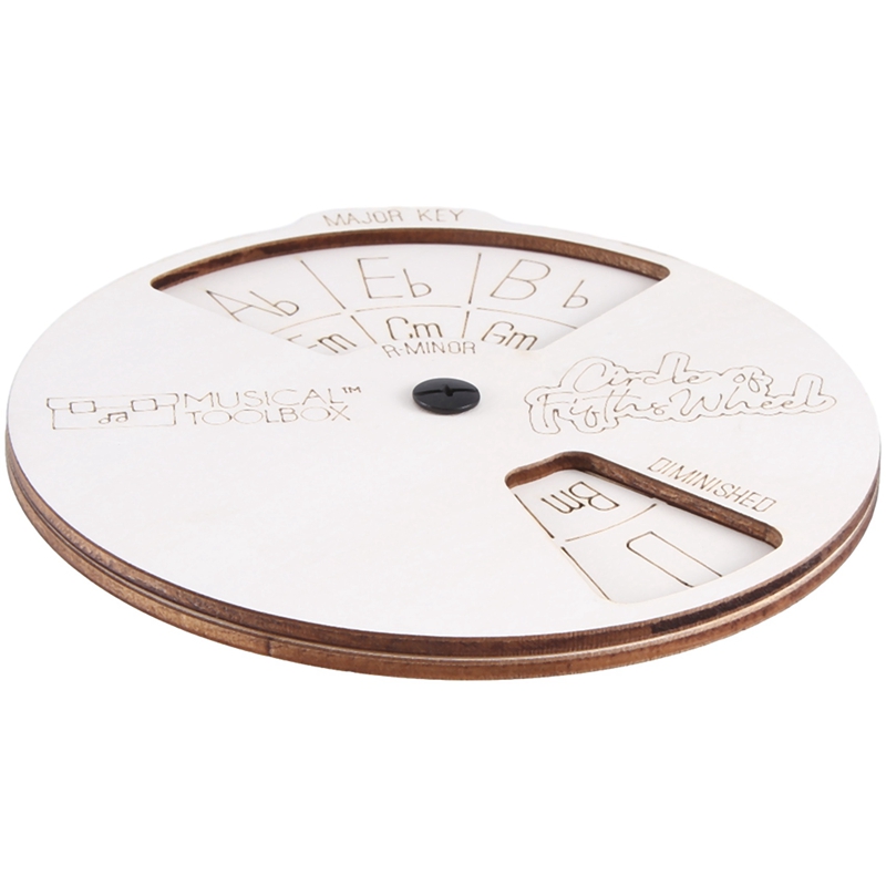 [ Store] Exclusive1 Piece Melody Tool Circle of Fifths for Musicians to Readily Find Chord Combinati