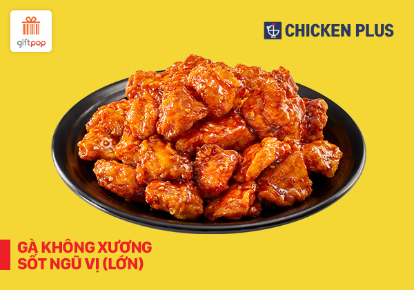 Chicken Plus - Evoucher Gà không xương sốt ngũ vị lớn