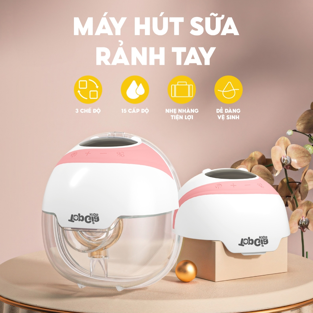  Máy hút sữa không dây M5-05 Topgiakids cao cấp êm ái yên tĩnh lực hút mạnh bảo hành 3 năm chính hãng 