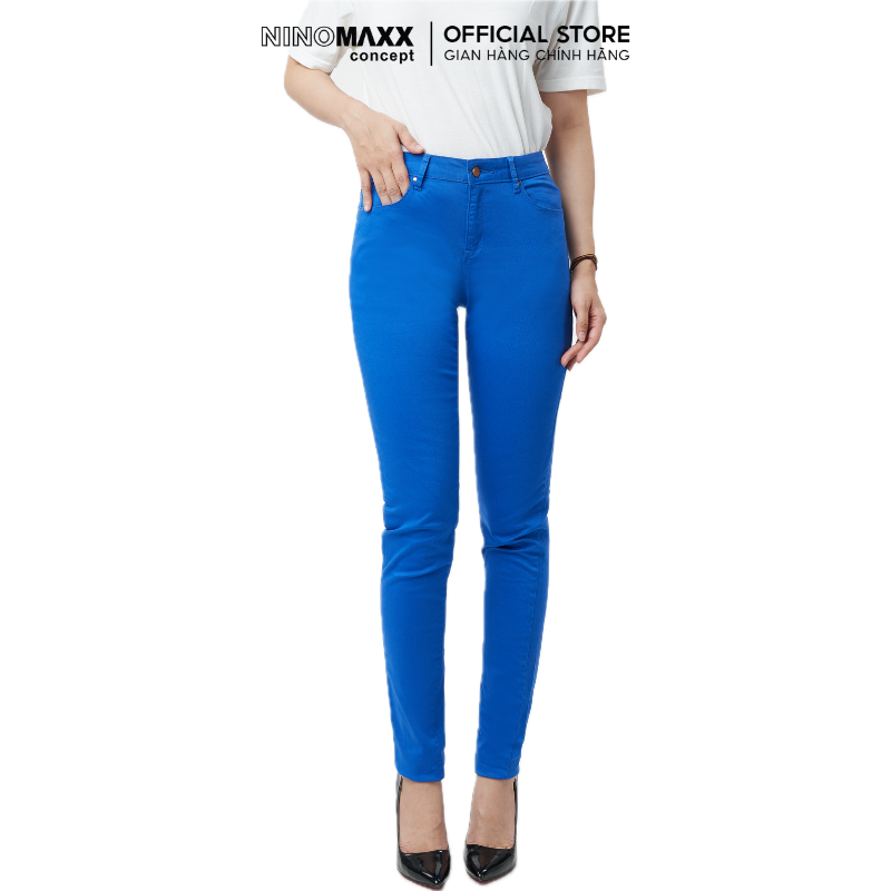 Quần Kaki Nữ Dài Ôm Dáng Chất Thun Co Giãn NINOMAXX 1609165