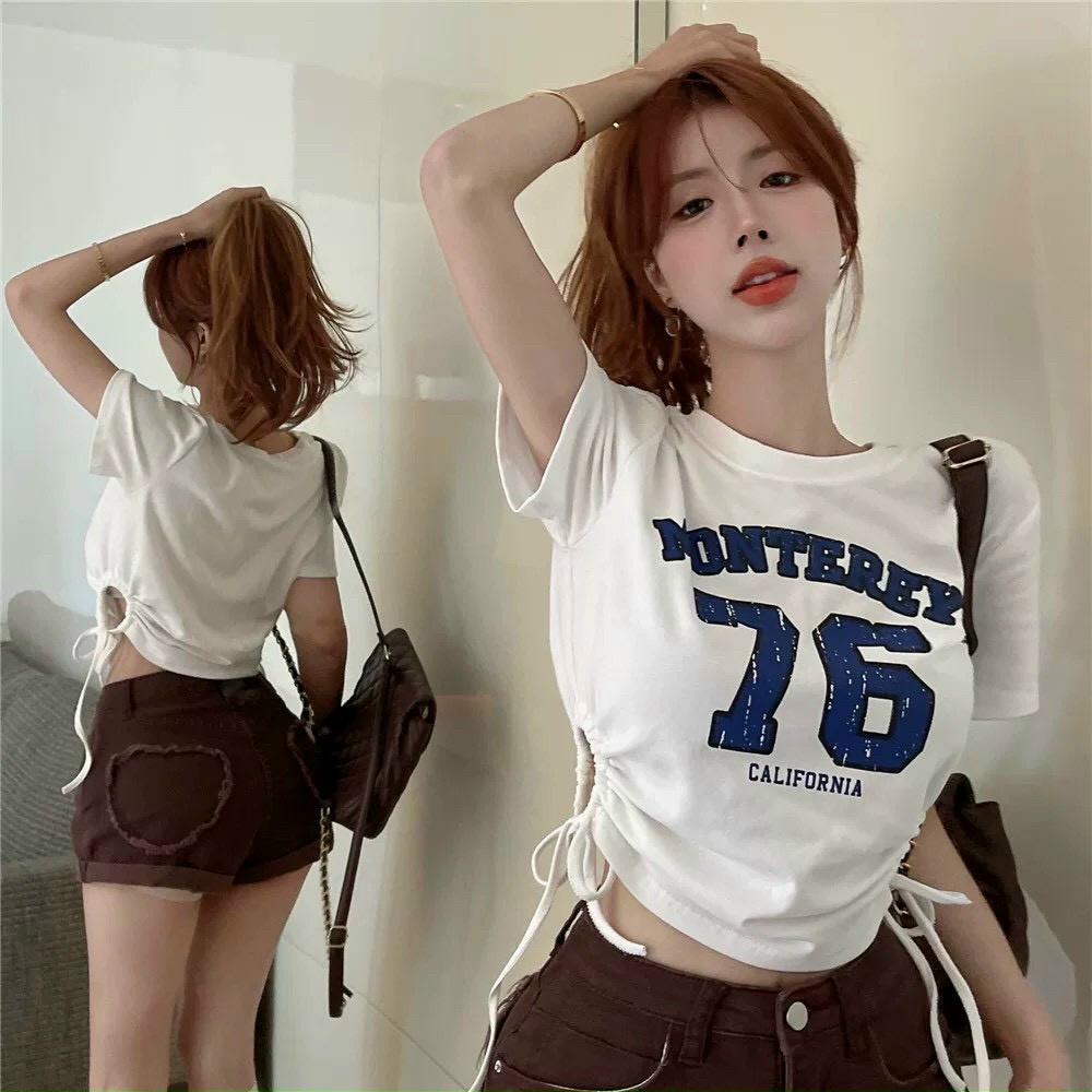 Áo kiểu dây rút 76