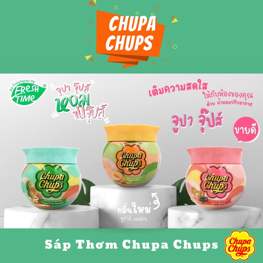 Sáp thơm phòng khử mùi Chupa Chups Thái Lan 155g