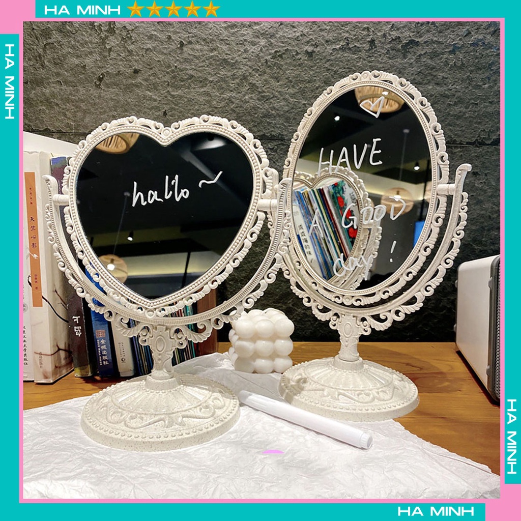 Gương để bàn cổ điển phong cách châu âu hami