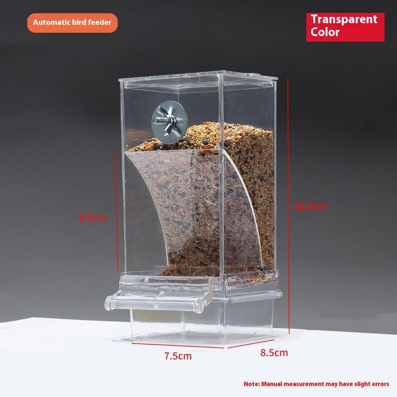 [JIESHENG] Flash Sale Công suất lớn chim trung chuyển Hộp chống giật gân chim thực phẩm quả bền Vẹt ăn hộp cho chim vừa nhỏ - 7