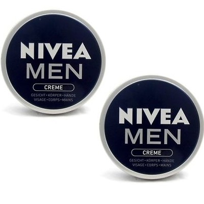 Set 02 hũ Kem dưỡng da mặt và toàn thân cho nam Nivea Men Creme (30ml x 2) - Đức