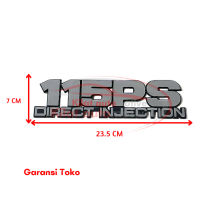 Emblem 115 PS Direct Injection Chrome untuk Toyota Dyna Rino