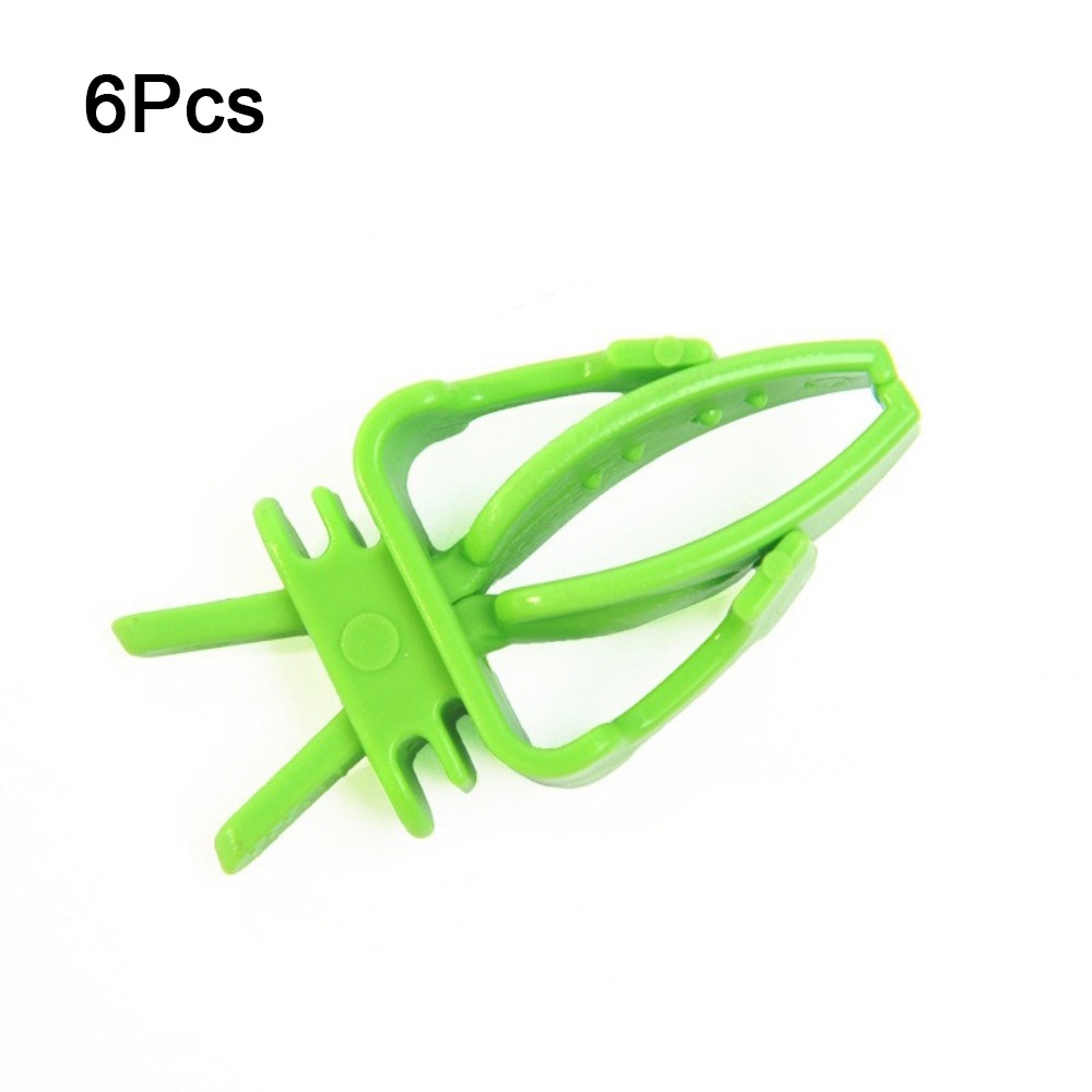DECALE 6Pcs mini Kẹp thức ăn cho chim cảnh Di động Thực tế Kẹp trái cây rau quả cho vẹt Đa chức năng Nhựa Kẹp thức ăn cho lồng chim Cho vẹt ăn - 3