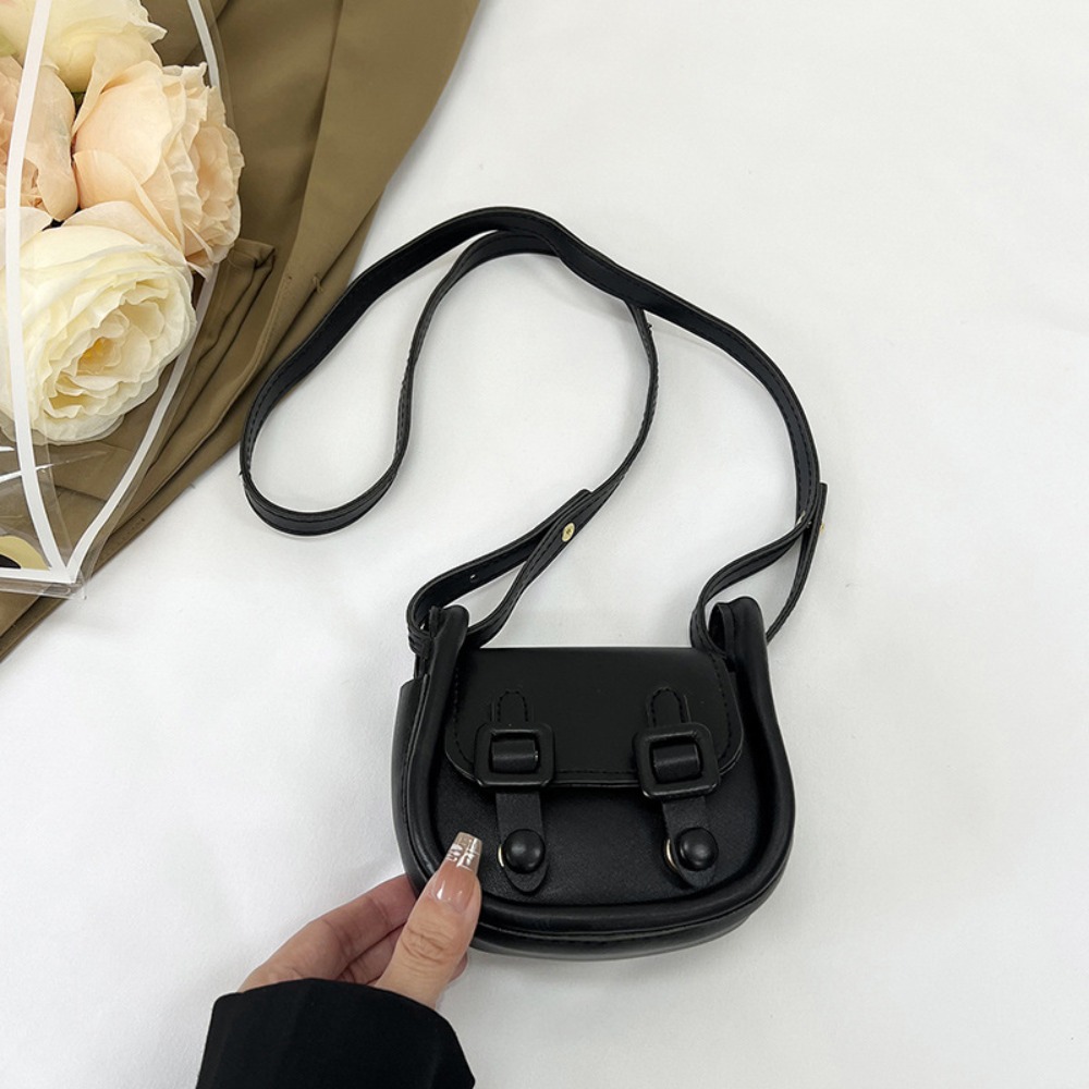 HERWK Màu kẹo Túi yên mini Thanh lịch Da PU Túi vuông nhỏ Túi đeo chéo tiếng Pháp Túi đựng son môi Phụ nữ - 2