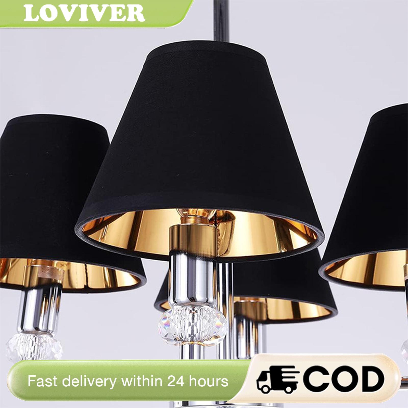 Lamp Shade Cloth Light Cover Hanging Light Accessories Decorative Chandelier Lamp Cover for Kitchen Bar Apartment Bedroom Cafe