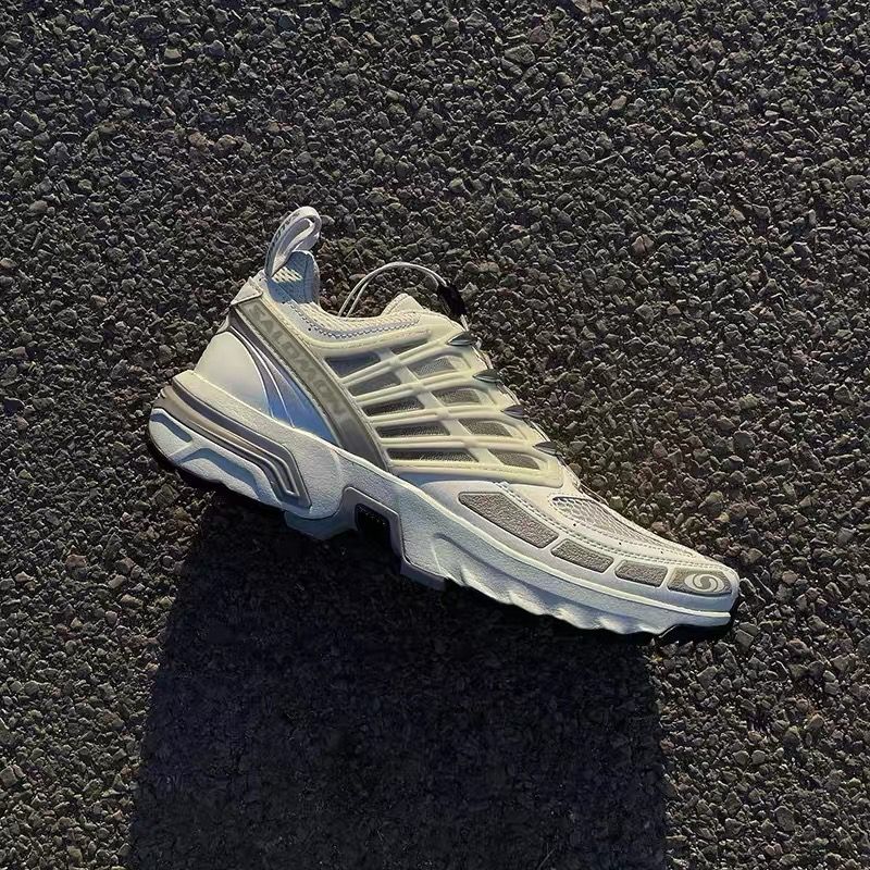 SALOMON ACS PRO ADVANCED salomon retro function cross-country running shoes Bai Jingting with men ราคา 7,976 บาท*ส่งฟรี