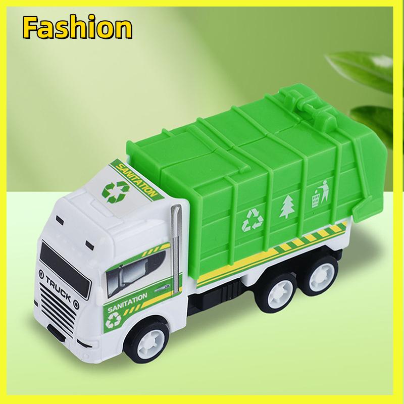 🔥🔥🔥Loreta Đồ chơi trẻ em: Mô hình xe vệ sinh quán tính, xe kéo lùi, xe công binh quân sự, xe cứu hỏa – Đồ chơi bé trai, quà tặng cho trẻ em - 2
