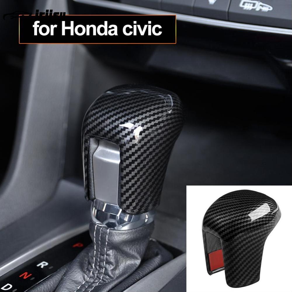iriisy Car Gear Shifter Gear Protector Head Cover Modification For Honda Civic 10th 2016-2019 Accessories ABS ราคา 145 บาท*ส่งฟรี