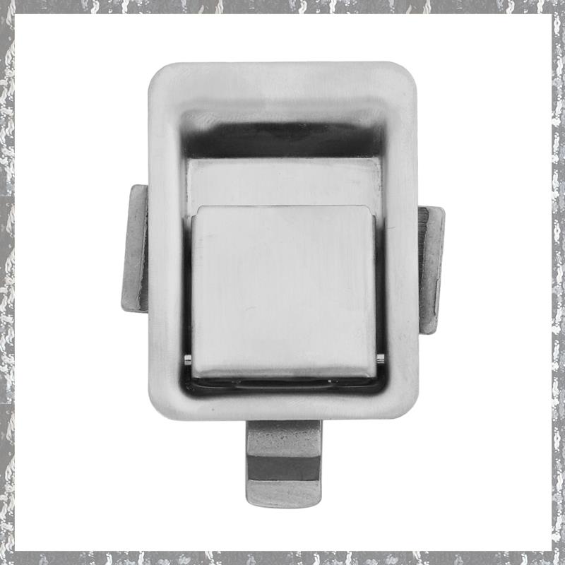 Stainless Steel Recessed Mounted Mini Flush Mount Paddle Handle Lock for RV//Trailer/Cabinet/Tool Box Etc
