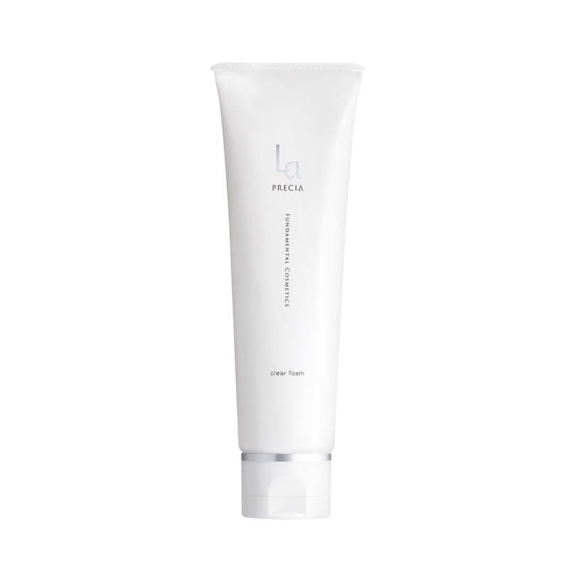 LA PRECIA FUNDAMENTAL COSMETICS CLEAR FOAM 120 g / โฟมล้างหน้าเพื่อผิวเรียบเนียน ฟองโฟมสกัดจากพืชธรรมชาติ ราคา 1,422 บาท*ส่งฟรี