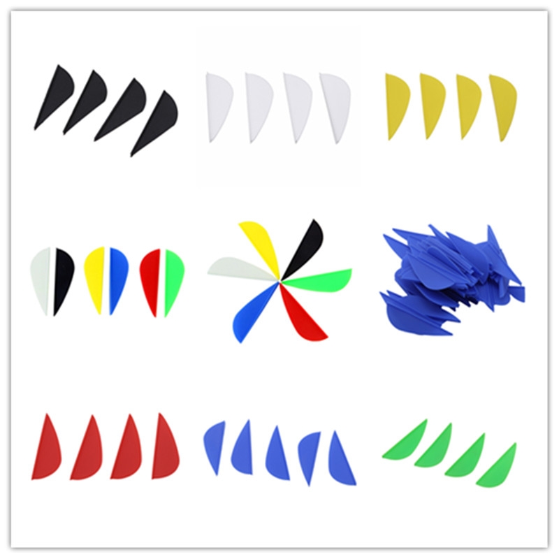 2 Inch Bow and Arrow Super Good Sticky Drop Arrow Feather (50 PCS)