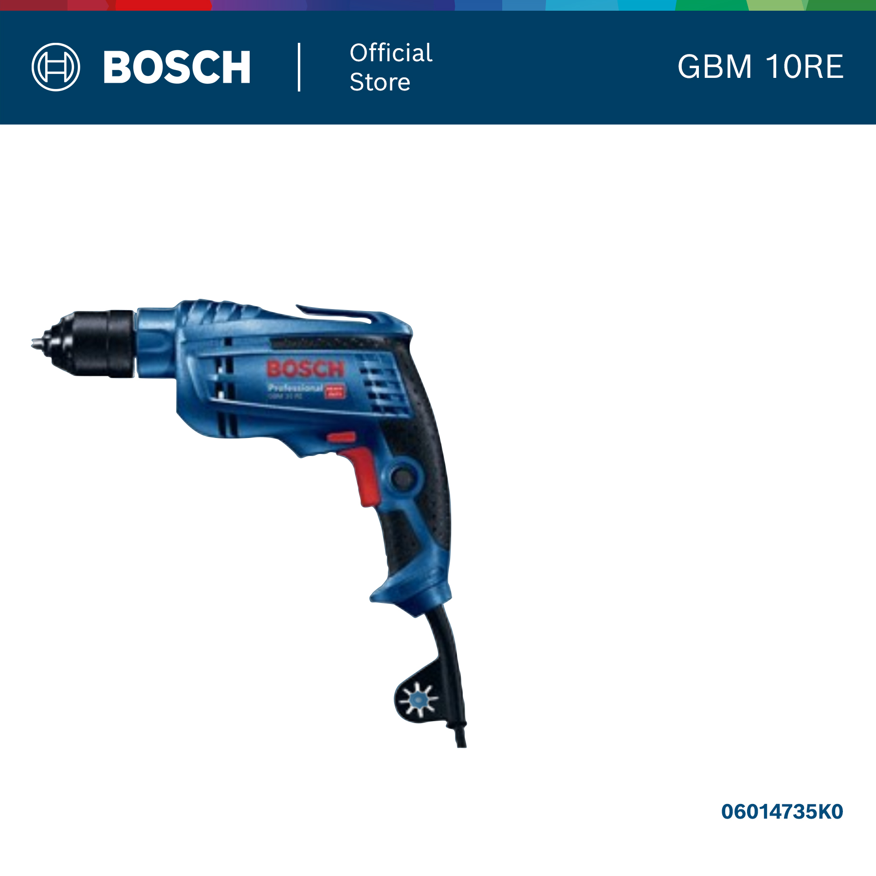 Máy khoan búa Bosch GBM 10RE - Công suất mạnh mẽ, đa năng cho mọi công việc