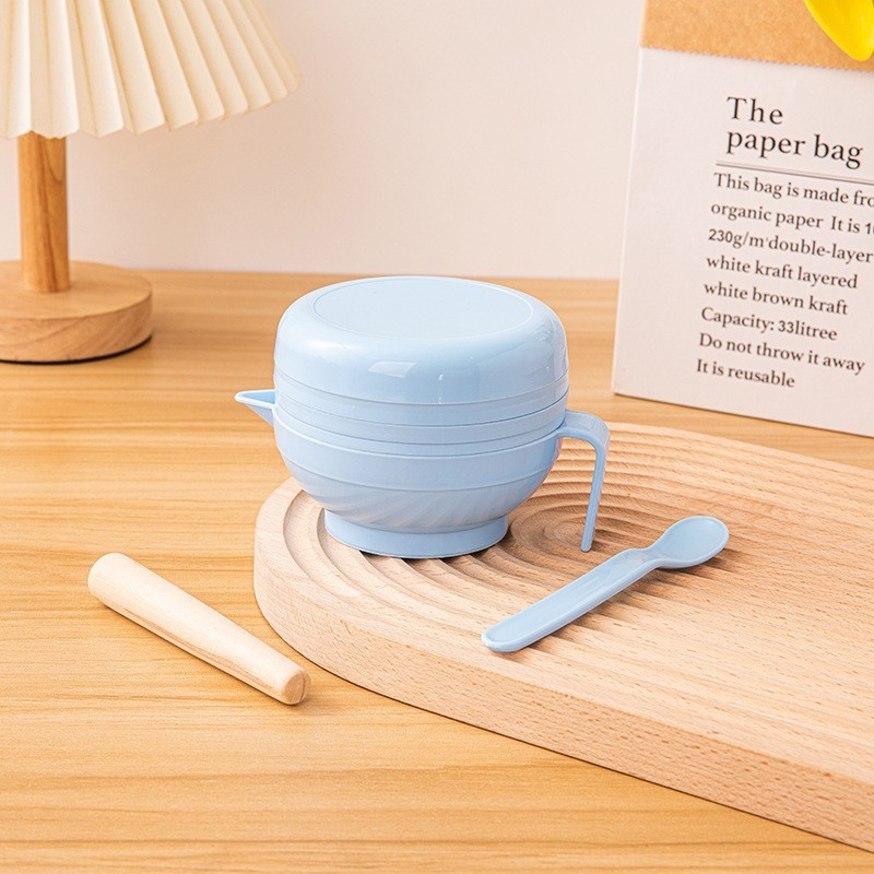 Food Maker 丨 Multifungsi Grinding Bowl Baby Food Maker Alat Pembuat Makanan Mpasi Bayi set 7 pcs