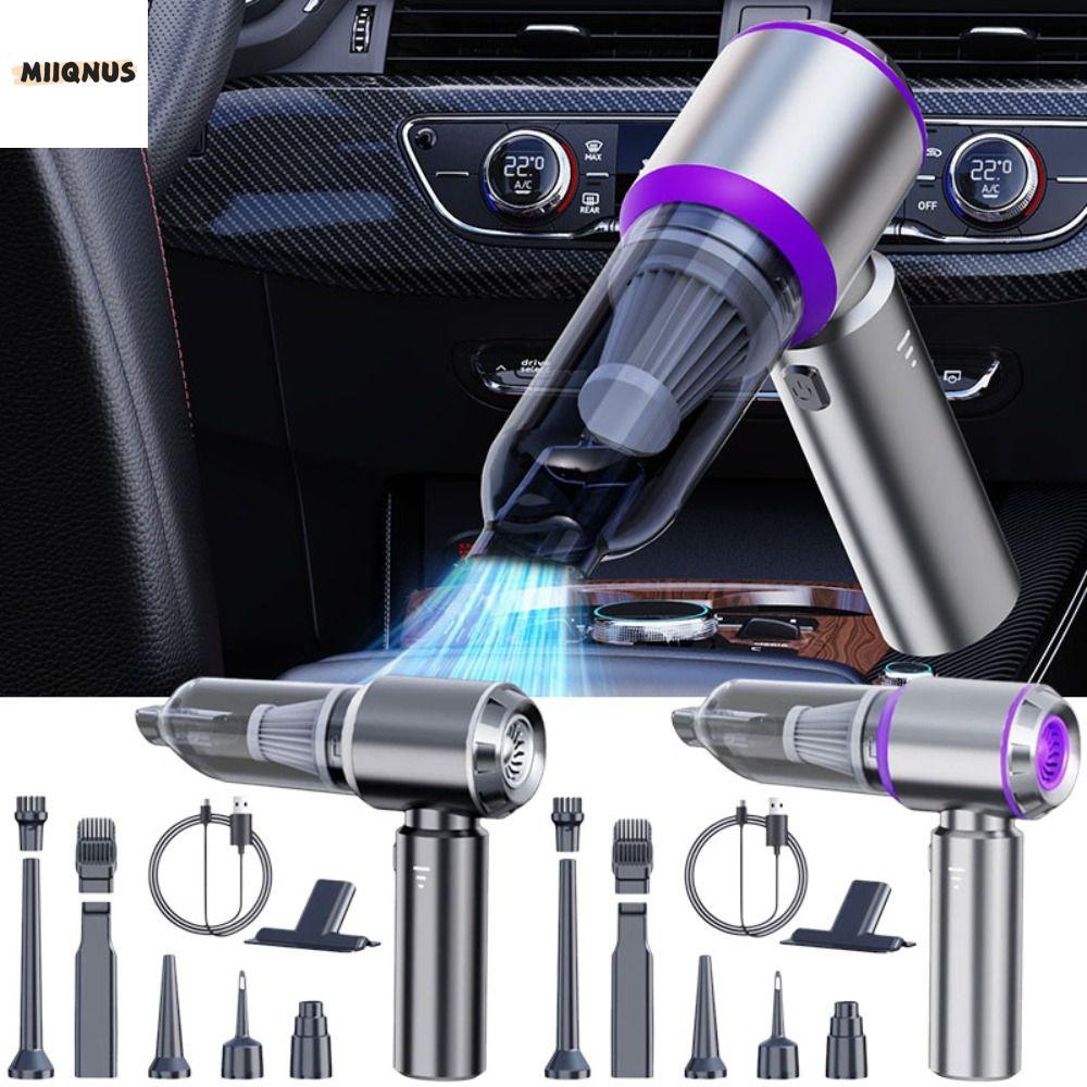 MIIQNUS Công suất cao Máy hút bụi ô tô 16000Pa 4 trong 1 Máy hút bụi cầm tay di động Di động Động cơ không chổi than Máy hút bụi không dây Vệ sinh xe hơi Giá 613,642 Đồng*Miễn phí vận chuyển