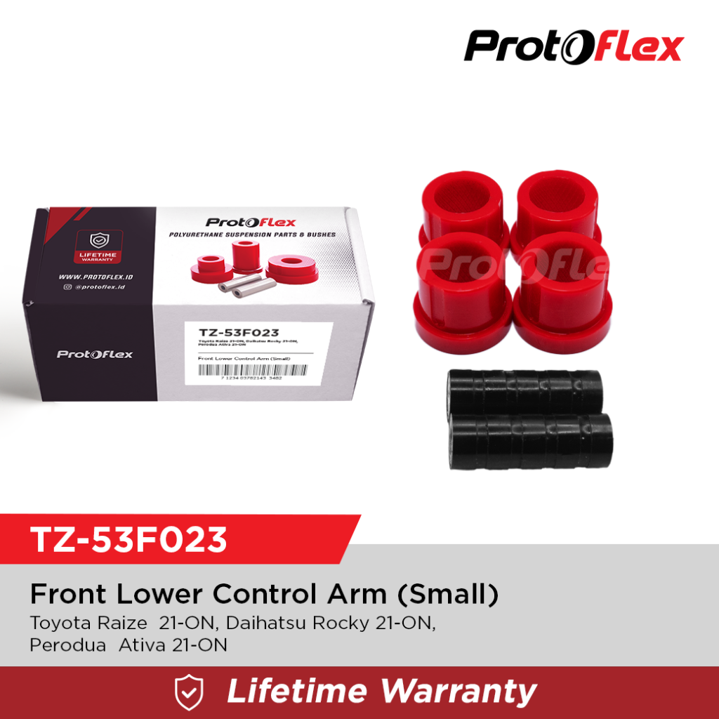 Protoflex Bushing Lower Arm Depan (Kecil) Toyota Raize 21-ON, Daihatsu Rocky 21-ON Harga 400,000 rupiah*Gratis Ongkir