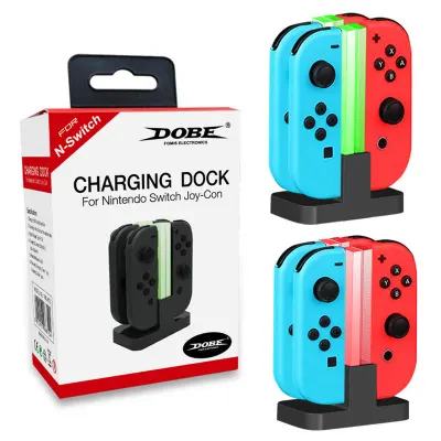 Nintendo Switch Joy-Con 4 In 1 LED Charger Stand / Joy-Con Charging Dock Station
