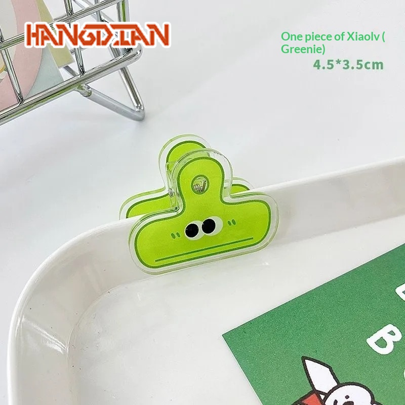 HANGDIAN Cute Cartoon Binder Clips for Notebooks and Office Use ราคา 21 บาท*ส่งฟรี