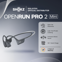 Shokz OPENRUN PRO 2 MINI Open-Ear Bone Conduction | Bluetooth Headphones | Noise Cancelling | 12H Playtime | Secure Fit