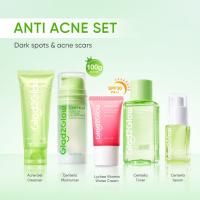 [New Combo]Glad2Glow 5PCS Skincare Set-PDRN MoisturizerSunscreenCleanserPDRN SerumToner Brightening|Repair|Acne