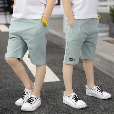 BOY'S Shorts Children Wear Leisure Shorts Big Boy (3 to 12 years old) Summer Casual Pants Cotton [P009]
