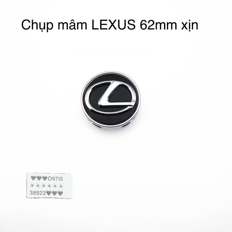 Chụp mâm LEXUS 62mm xịn