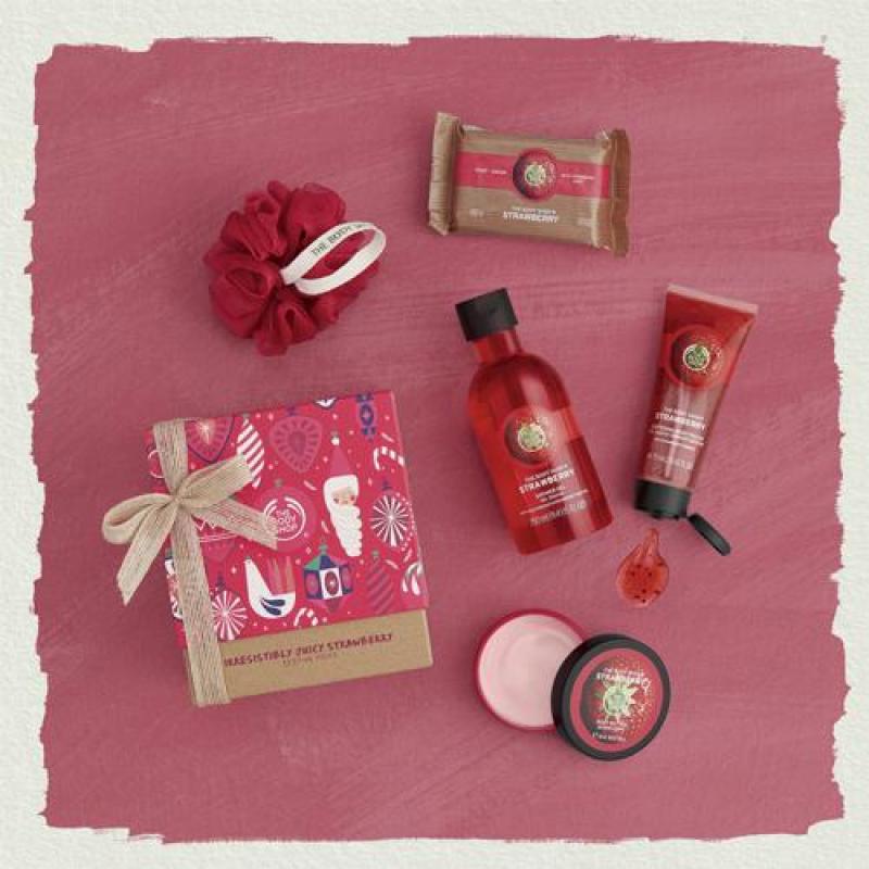 Buy The Body Shop Irresistibly Juicy Strawberry Festive Picks Singapore
