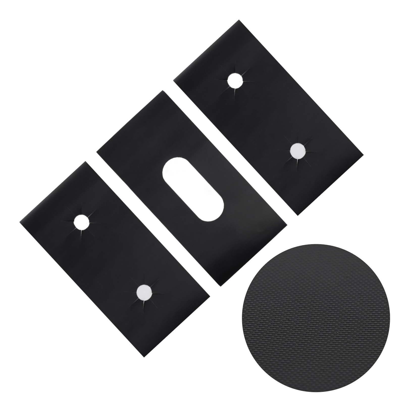 【Unirax】 3 miếng bếp ga bếp ga Mat bếp ga bếp ga Mat bếp ga Pad 【hàng có sẵn】