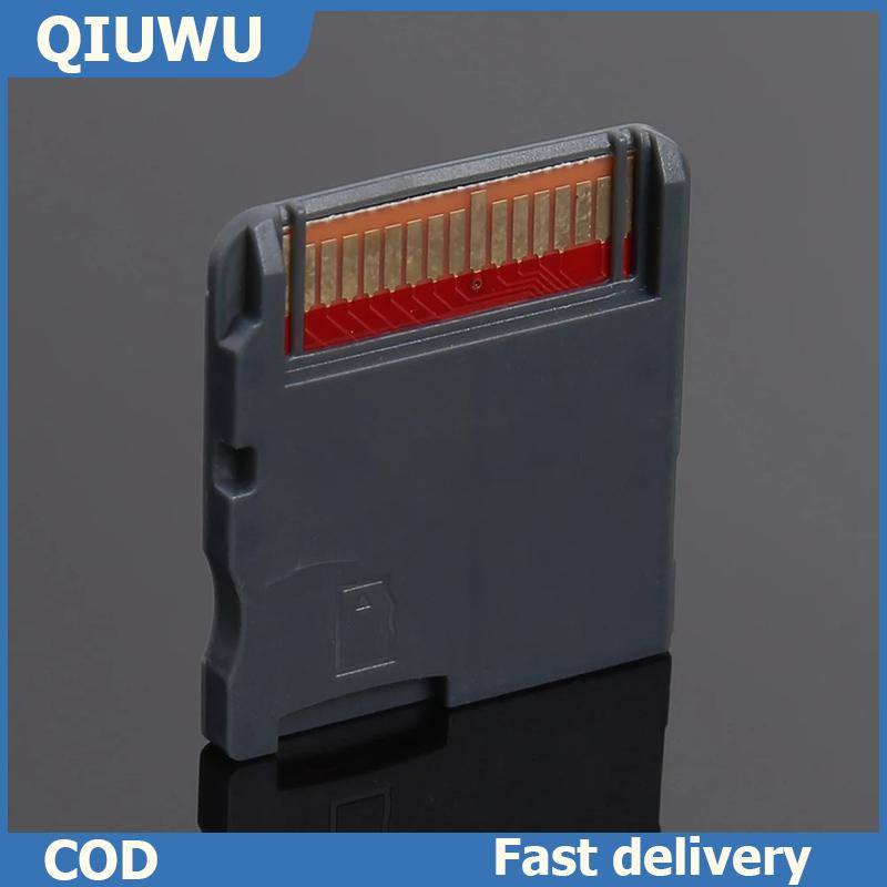QIUWU Thẻ trò chơi video R4 Bộ chuyển đổi thẻ trò chơi 3DS cho NDS MD GB GBC FC PCE Giá 184,892 Đồng*Miễn phí vận chuyển