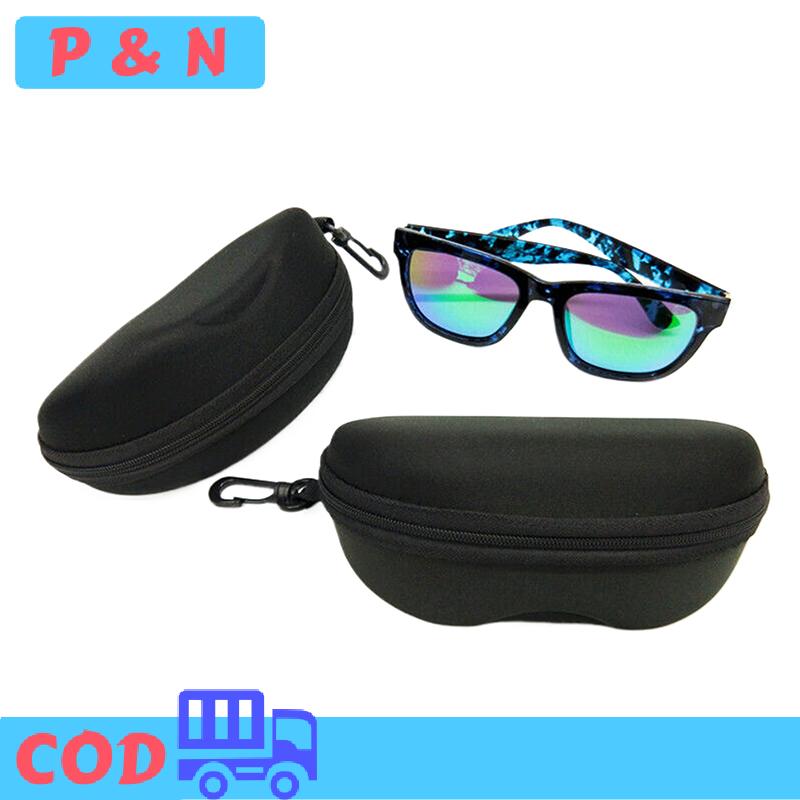 P&N Đen EVA Kính mát Kính mát trường hợp kính dây kéo trường hợp kính hiển thị trường hợp Kính Bơi Kính lưu trữ hộp kính lưu trữ túi