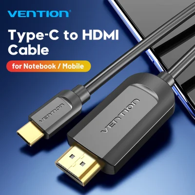 Vention USB Type C HDMI Cable Type C to HDMI Cable 4K for MacBook iPad Samsung Galaxy S10 S9 Huawei Mate 20 P20 Pro HDMI To USB C Adapter USB C to HDMI Cable