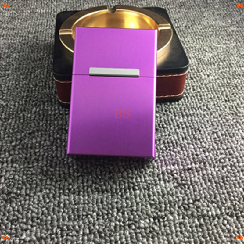 BS Hộp đựng thuốc lá từ tính bằng nhôm hộp đựng thuốc lá xì gà hộp bỏ túi