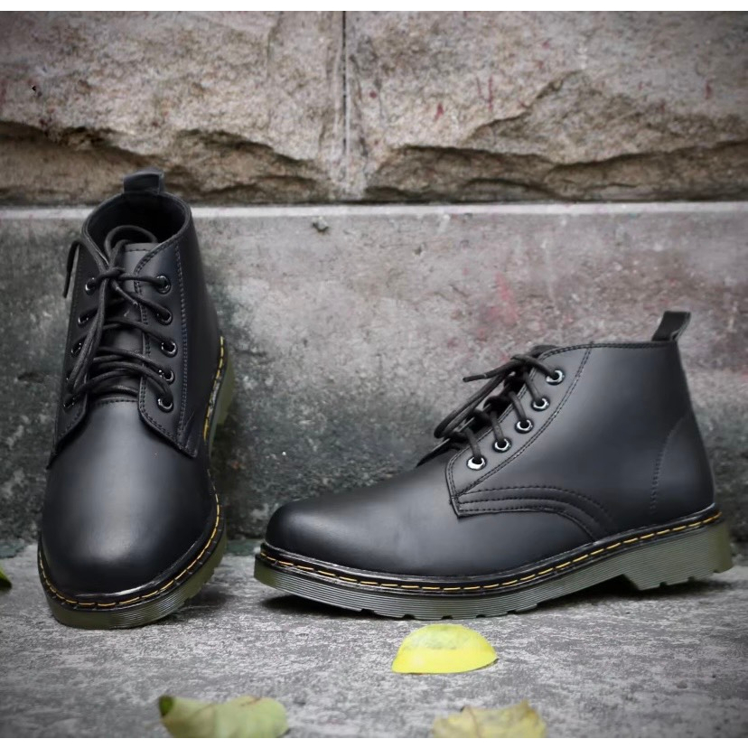 Giày Nam Giày Tây Nam Dr.Martens Cổ Lửng Da Sít Chống Nhăn Giày Da Nam Kiểu Dáng Công Sở Mã 1316 - X