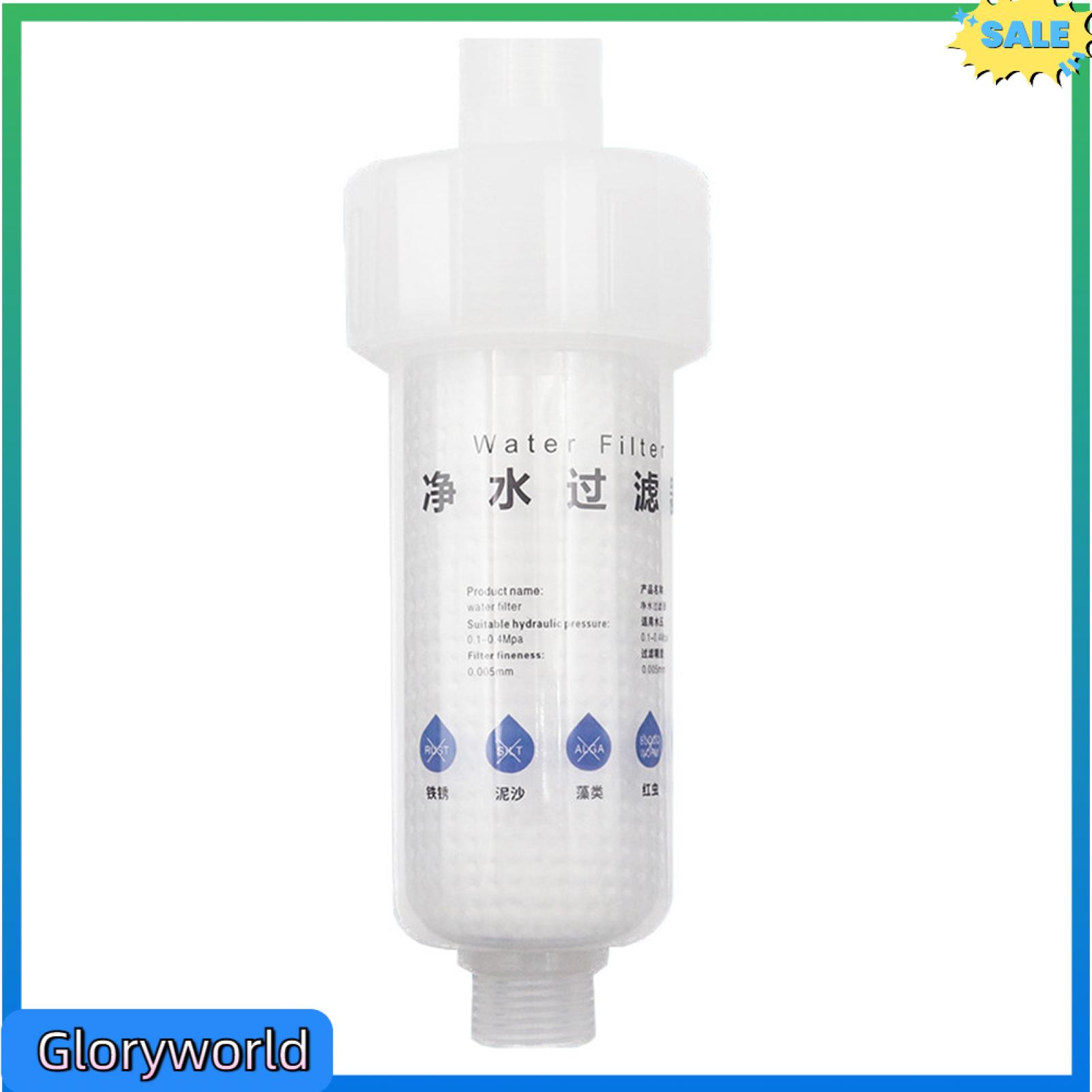 Gloryworld hộ gia đình lọc nước pre-lọc có thể tháo rời thuận tiện hiệu quả lọc nước lọc cho tap vòi lọc nước 5