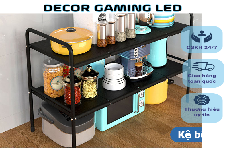 Giá kệ chia ngăn tủ bếp, kệ bếp bồn rửa chén đa năng