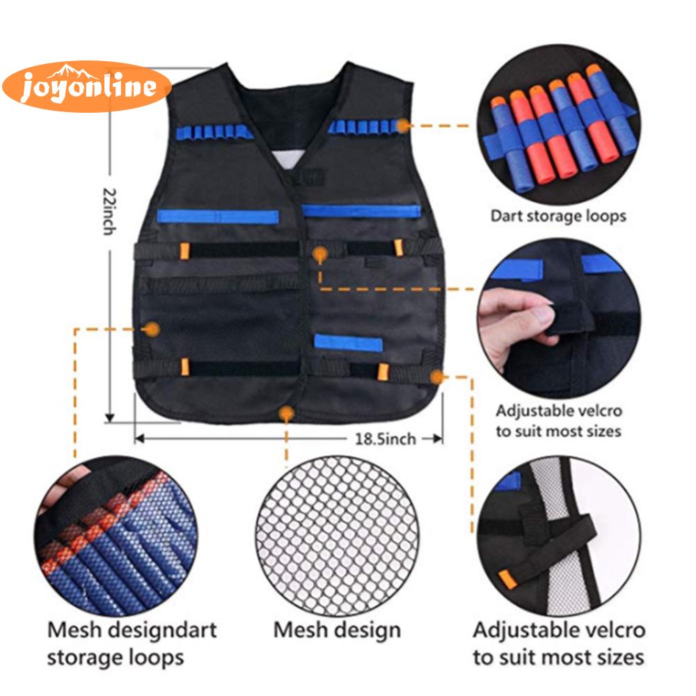 [Joyonline] trẻ em Bộ áo lót Kit mềm thiết lập cho Nerf N-Strike Series Tuyển Chọn Trò chơi ngoài trời