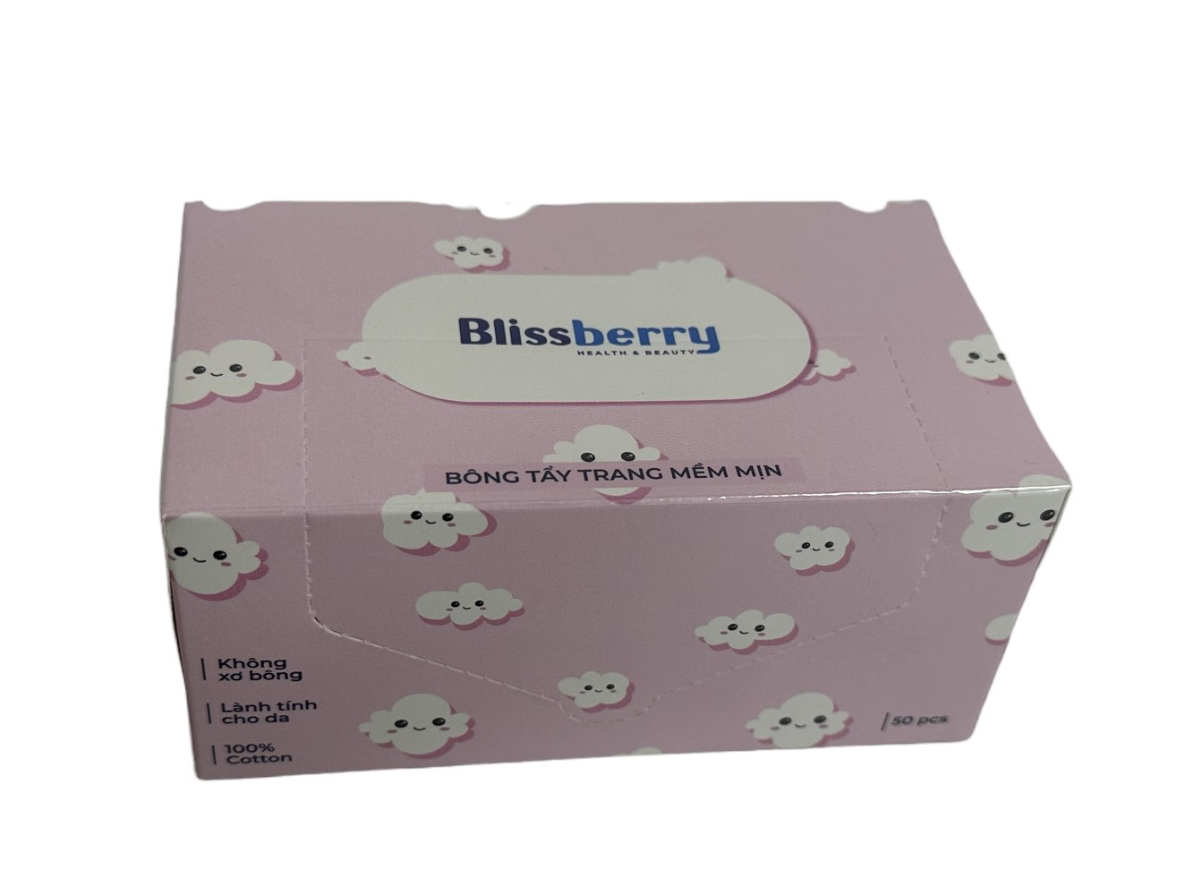 Bông tẩy trang Blissberry 50 miếng/hộp
