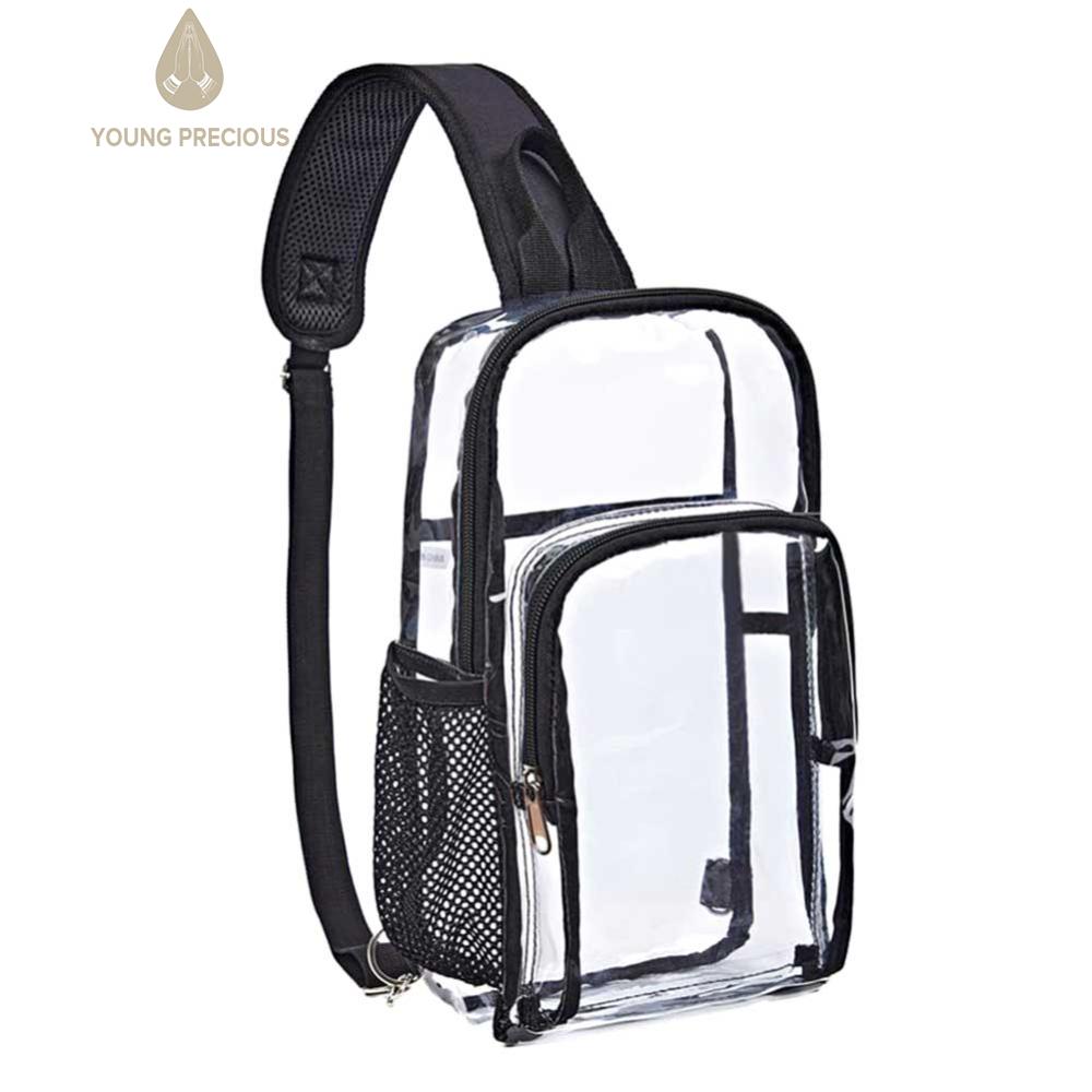 Đơn Giản Và Phong Cách Không Thấm Nước Túi đeo chéo PVC Cho Phụ Nữ thiết kế trong suốt Cho sử dụng thường nhật